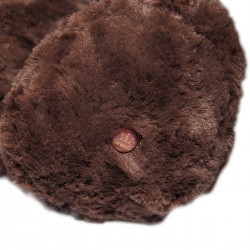 Мягкая Игрушка - Медведь коричневый с бантом (40 См) фото-3