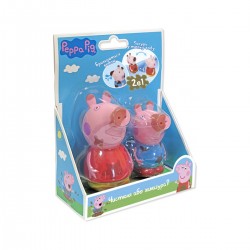 Набір іграшок-бризгунчиків PEPPA - ЧИСТЮЛЯ АБО БРУДНУЛЯ фото-2