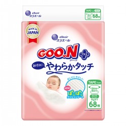 Підгузки Goo.N Plus для новонароджених (розмір 1(NB), до 5 кг, 68 шт)