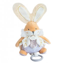 Музыкальная игрушка Doudou – Кролик лавандовый (20 cm) фото-1