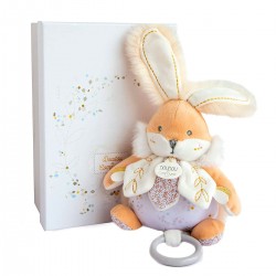Музыкальная игрушка Doudou – Кролик лавандовый (20 cm) фото-2