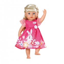 Одежда для куклы Baby Born - Платье с цветами фото-2