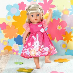 Одежда для куклы Baby Born - Платье с цветами фото-3