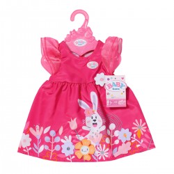 Одежда для куклы Baby Born - Платье с цветами фото-7