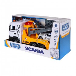 Игровой набор серии Mid Truck – Эвакуатор Scania с машиной полиции (свет, звук) фото-5