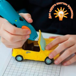 3D-ручка 3Doodler Start для детского творчества - Креатив (синяя) фото-7