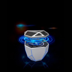 Акустика Xoopar - Geo Speaker (Серебристая С Синей Led-Подсветкой,Bluetooth,Моно) фото-2