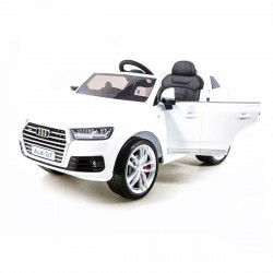 Детский электромобиль HarleyBella - Audi Q7 (белый) фото-2
