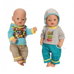 Набір одягу для ляльки BABY BORN - СПОРТИВНИЙ МАЛЮК (2 в асорт.) фото-1