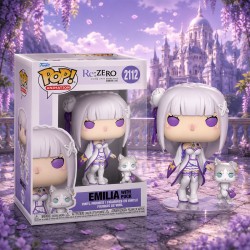 Набір ігрових фігурок Funko POP! серії Re:ZERO - Емілія з Паком фото-3