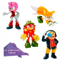 Набор игровых фигурок Sonic Prime – Приключения Наклза фото-2