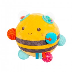 Сенсорная мягкая игрушка – Пчелка пушистик дзиж фото-2