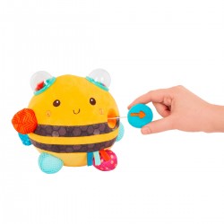 Сенсорна м’яка іграшка – Бджілка пухнастик дзиж фото-6