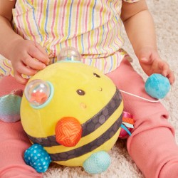 Сенсорна м’яка іграшка – Бджілка пухнастик дзиж фото-8
