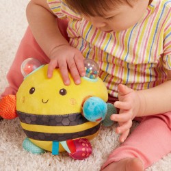 Сенсорна м’яка іграшка – Бджілка пухнастик дзиж фото-9