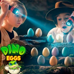 Растущая игрушка в яйце «Dino Eggs» -Динозавры (12 шт., в дисплее) фото-3
