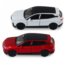 Автомодель - BMW iX (красный, белый) фото-8