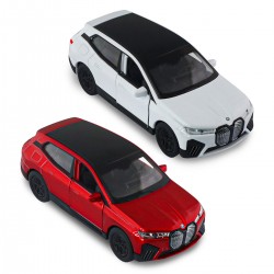 Автомодель - BMW iX (красный, белый) фото-13