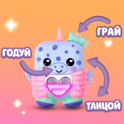 Интерактивная игрушка Nanomals S1 – Синий нарвал фото-3