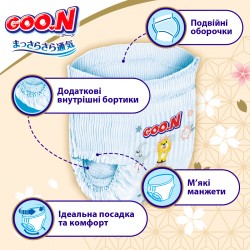 Трусики-підгузки Goo.N Premium Soft (3XL, 18-30 кг, 22 шт) фото-4