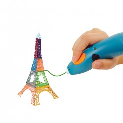 3D-ручка 3Doodler Start для дитячої творчості - КРЕАТИВ (48 стрижнів, синя) фото-2