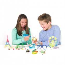 3D-ручка 3Doodler Start для дитячої творчості - КРЕАТИВ (48 стрижнів, синя) фото-1