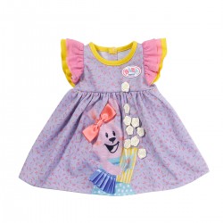 Одежда для куклы BABY born - Милое платье (фиолетовое)