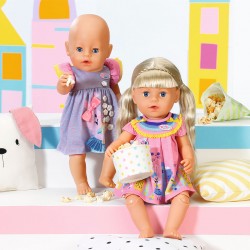 Одяг для ляльки BABY born - Мила сукня (фіолетове) фото-2
