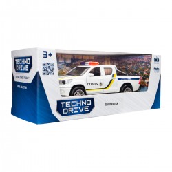 Автомодель - Toyota Hilux Полиция (белый) фото-6