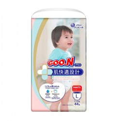 Трусики-підгузки Goo.N Plus для дітей (L, 9-14 кг, 44 шт)