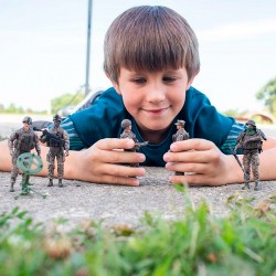 Игровой набор фигурок солдат ELITE FORCE  — РАЗВЕДКА (5 фигурок, аксесс.) фото-3
