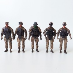 Игровой набор фигурок солдат ELITE FORCE  — РАЗВЕДКА (5 фигурок, аксесс.) фото-4