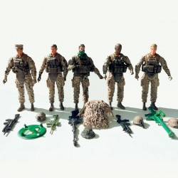 Игровой набор фигурок солдат ELITE FORCE  — РАЗВЕДКА (5 фигурок, аксесс.) фото-5