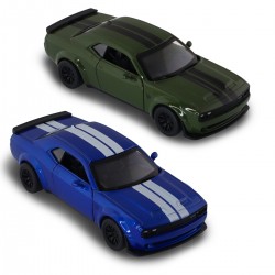 Автомодель - Dodge Challenger SRT Jailbreak 2022 (синий, зеленый) фото-12
