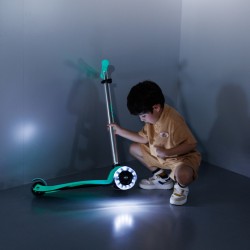 Самокат Micro серії Maxi Deluxe Glow LED – Желейний зелений фото-2