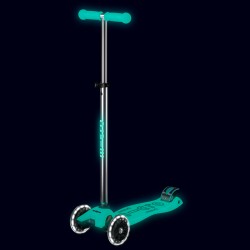 Самокат Micro серії Maxi Deluxe Glow LED – Желейний зелений фото-6