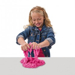 Песок Для Детского Творчества - Kinetic Sand Neon  (Розовый) фото-1