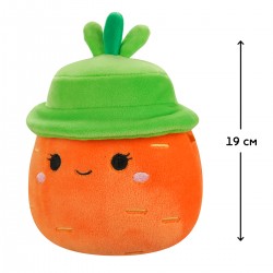М'яка іграшка Squishmallows - Морквина Кароліна в капелюсі (19 cm) фото-2