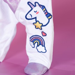 Одежда для куклы Baby Born - Комбинезон Единорога фото-6