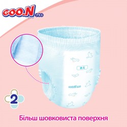 Трусики-підгузки Goo.N Plus для дітей (розмір 6(XXL), 13-25кг, 28 шт.) фото-4