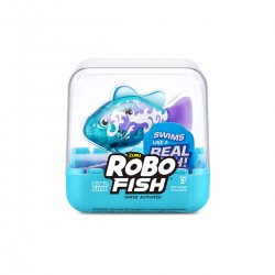Інтерактивна іграшка Robo Alive S3 - Роборибка (блакитна) фото-1