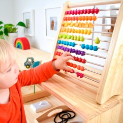Развивающая деревянная игрушка-счеты - Тутти-Фрутти фото-1