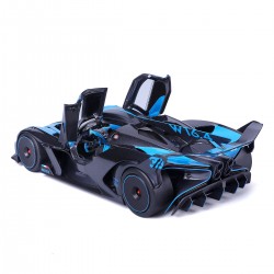 Автомодель - Bugatti Bolide (черно-синий, 1:18) фото-3
