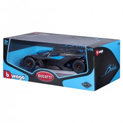 Автомодель - Bugatti Bolide (черно-синий, 1:18) фото-7
