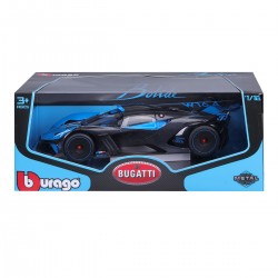 Автомодель - Bugatti Bolide (черно-синий, 1:18) фото-8