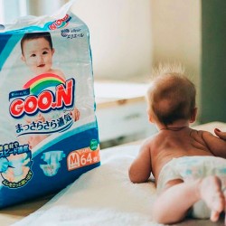 Подгузники Goo.N Для Детей (М, 6-11 Кг) фото-3