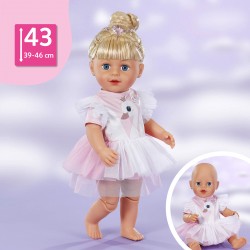Одежда для куклы Baby Born – Платье с лебедем (43 см) фото-2