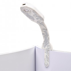 Закладка-ліхтарик Flexilight Rechargeable - Білі квіти фото-4