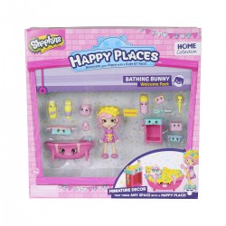 Ігровий Набір З Лялькою Happy Places S1 - Ванна Кімната Бабблі Гам фото-1
