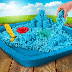 Набір Піску Для Дитячої Творчості - Kinetic Sand Замок З Піску (Блакитний) фото-8